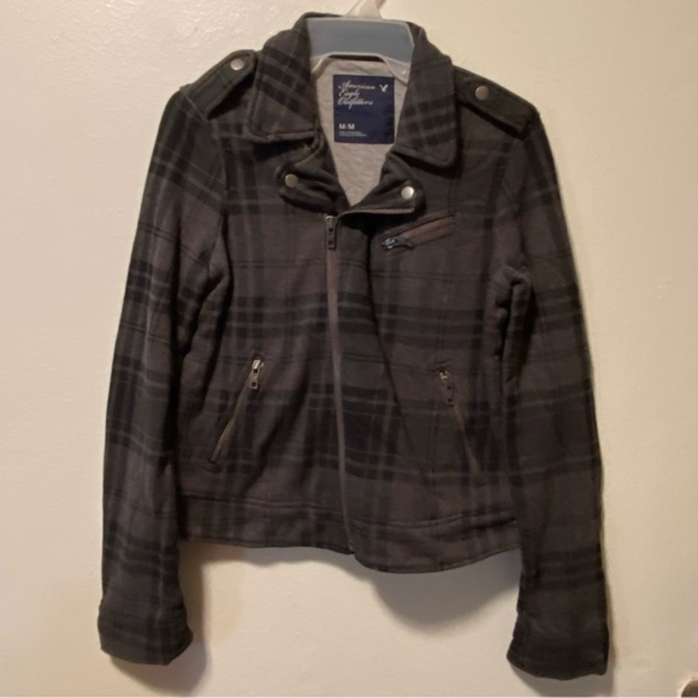 American Eagle‎ Coat Women’s Size Medium Full Zip Pockets Sleeves Zip